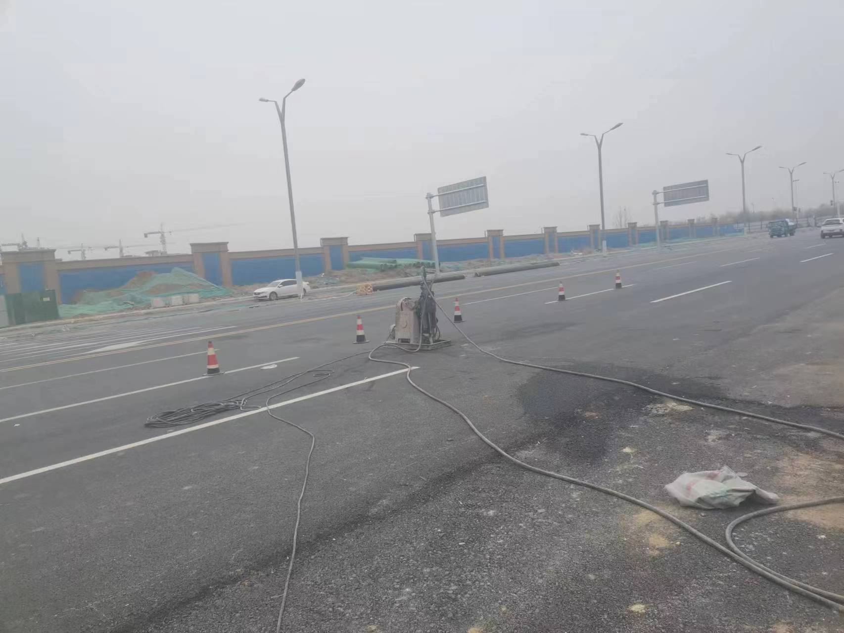 下谷坪土家族乡马路注浆